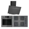 Siemens Titanium Gri Ankastre Set 1 (67 cm Ocaklı)