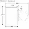 Siemens WG44B2A0TR 9 kg 1400 Devir Home Connect Çamaşır Makinesi