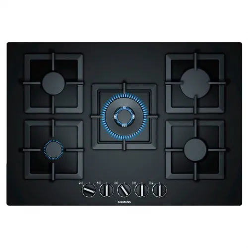 Siemens EP7A6QB20 75 cm Wok Gözlü Siyah Cam Ankastre Ocak