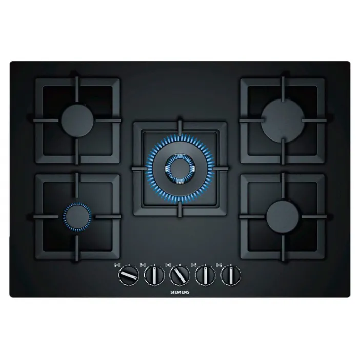 Siemens EP7A6QB20 75 cm Wok Gözlü Siyah Cam Ankastre Ocak