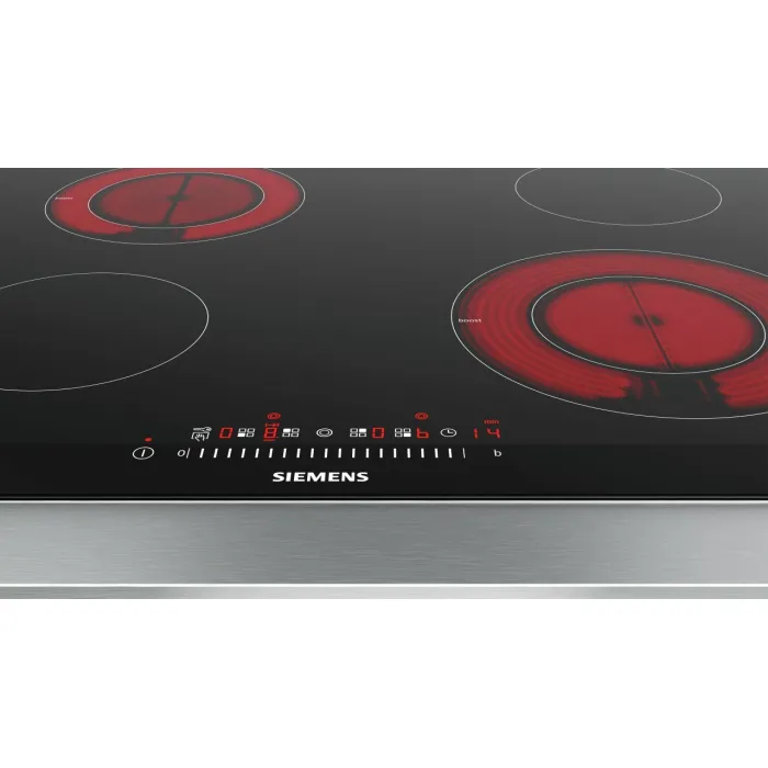 Siemens ET775FGP1E 70 cm Siyah Cam Seramik Elektrikli Ocak