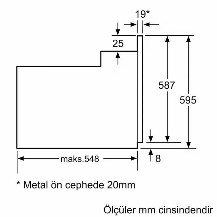Siemens HB514FBR1T Inox Ankastre Fırın
