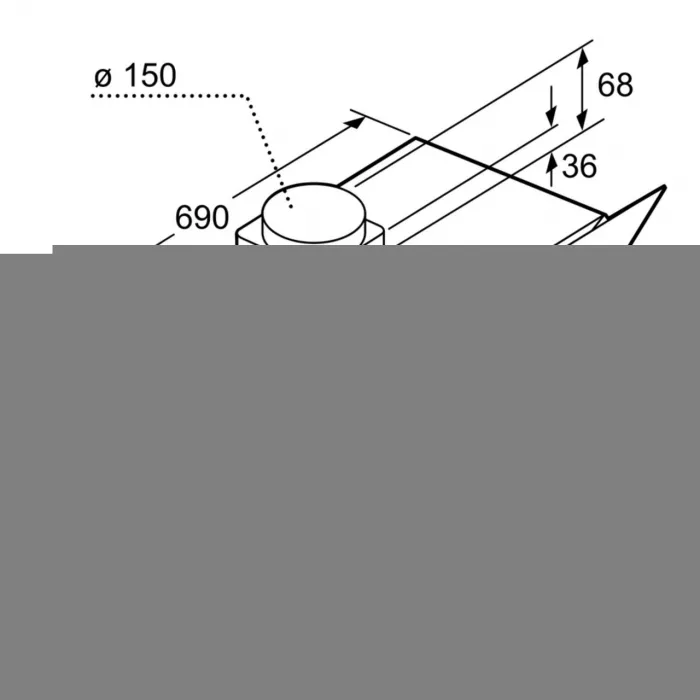 Siemens LC95KA670T 90 cm Siyah Cam Davlumbaz