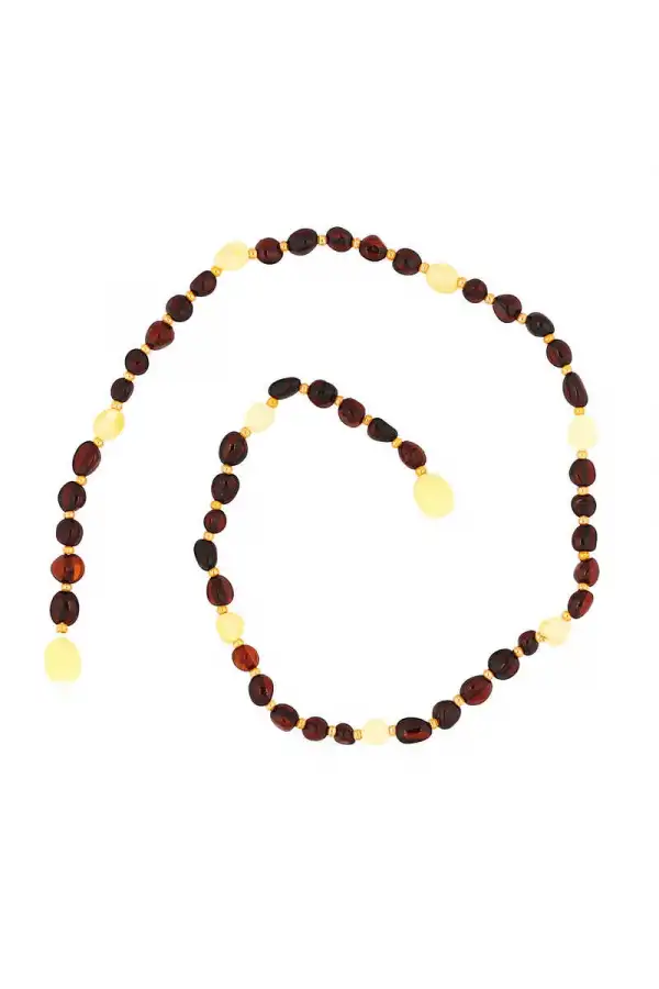 Bebek Damla Kehribar Diş Kolye