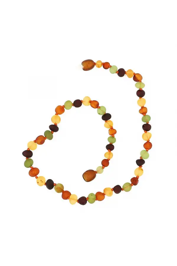 Bebek Damla Kehribar Diş Kolye