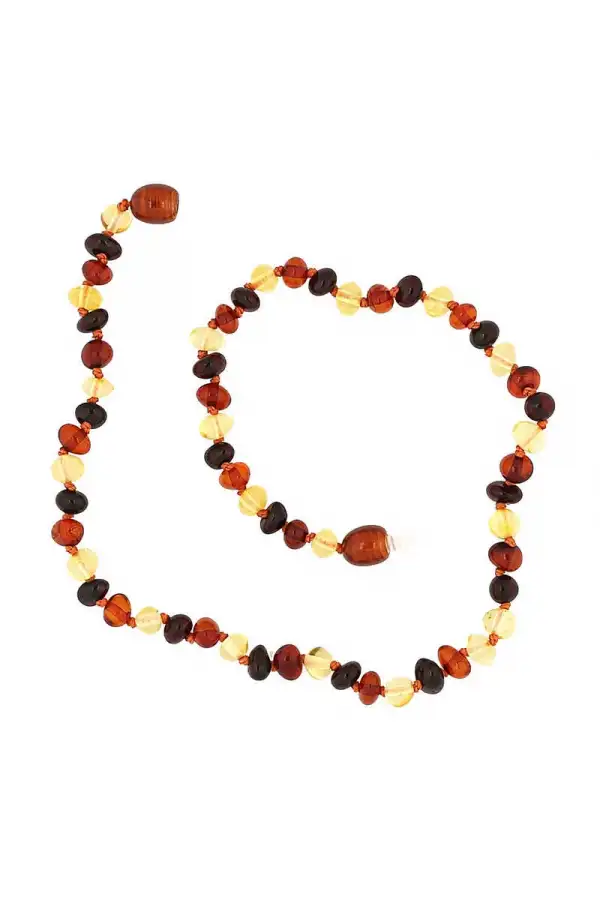 Bebek Damla Kehribar Diş Kolye