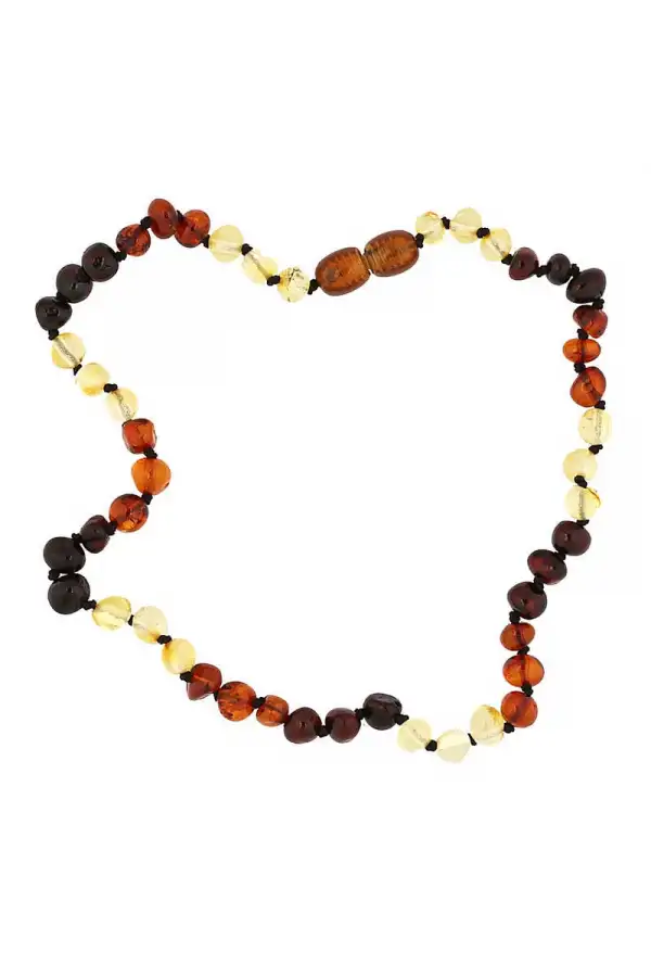 Bebek Damla Kehribar Diş Kolye