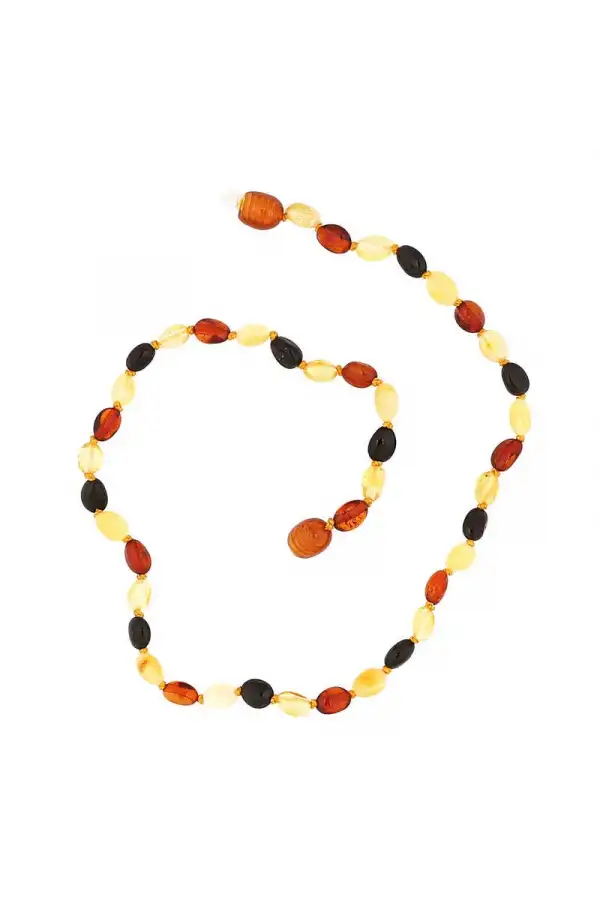 Bebek Damla Kehribar Diş Kolye