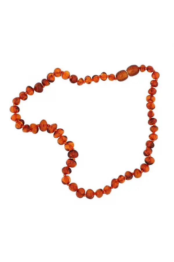 Bebek Damla Kehribar Diş Kolye