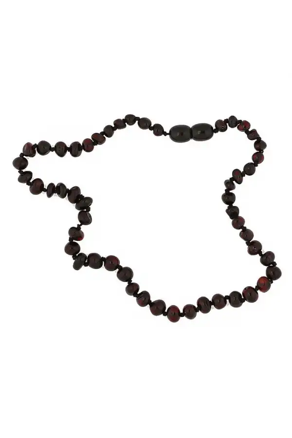 Bebek Damla Kehribar Diş Kolye