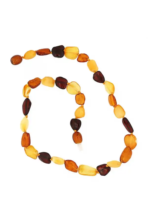 Bebek Damla Kehribar Diş Kolye