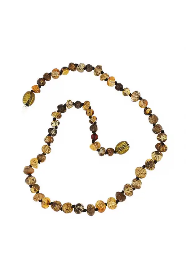 Bebek Damla Kehribar Diş Kolye