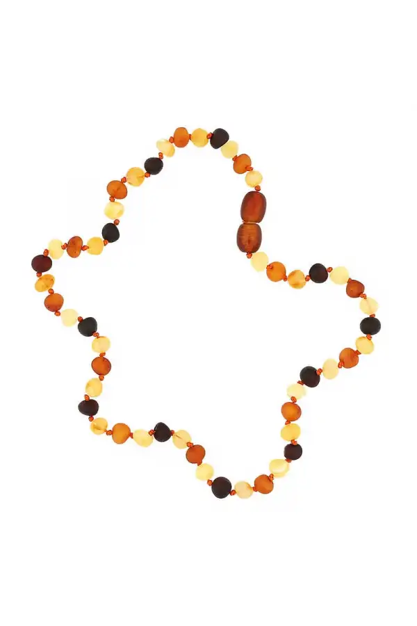 Bebek Damla Kehribar Diş Kolye