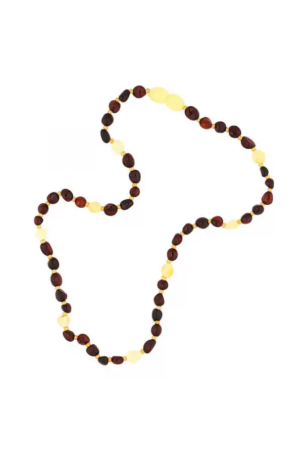 Bebek Damla Kehribar Diş Kolye