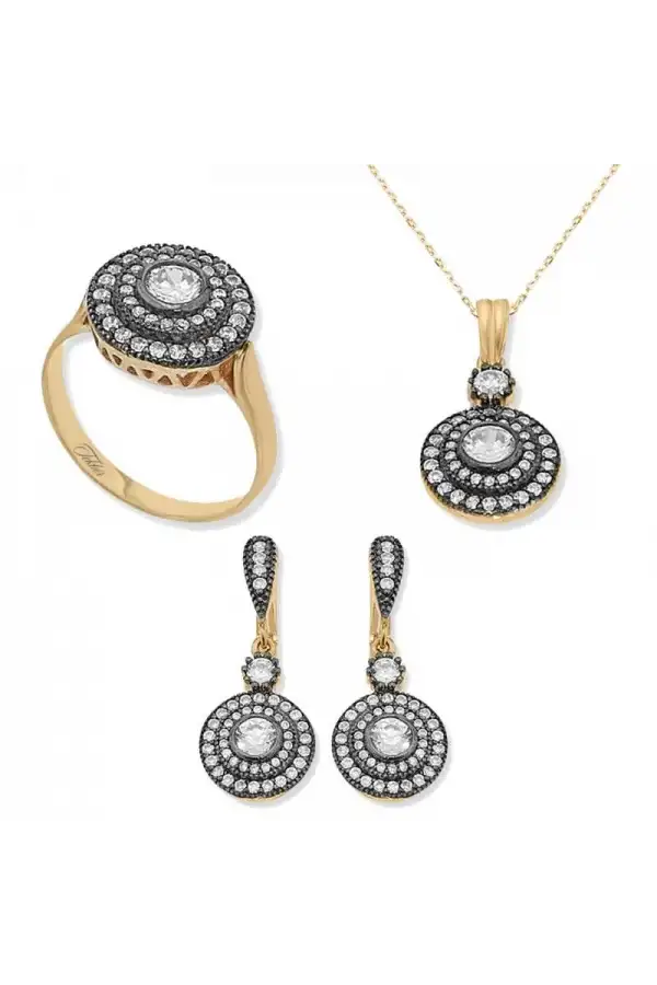 Gümüş Elmas Model Bayan Set