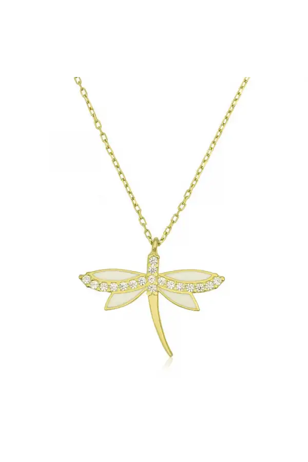 Gümüş Gold Yusufçuk Bayan Kolye