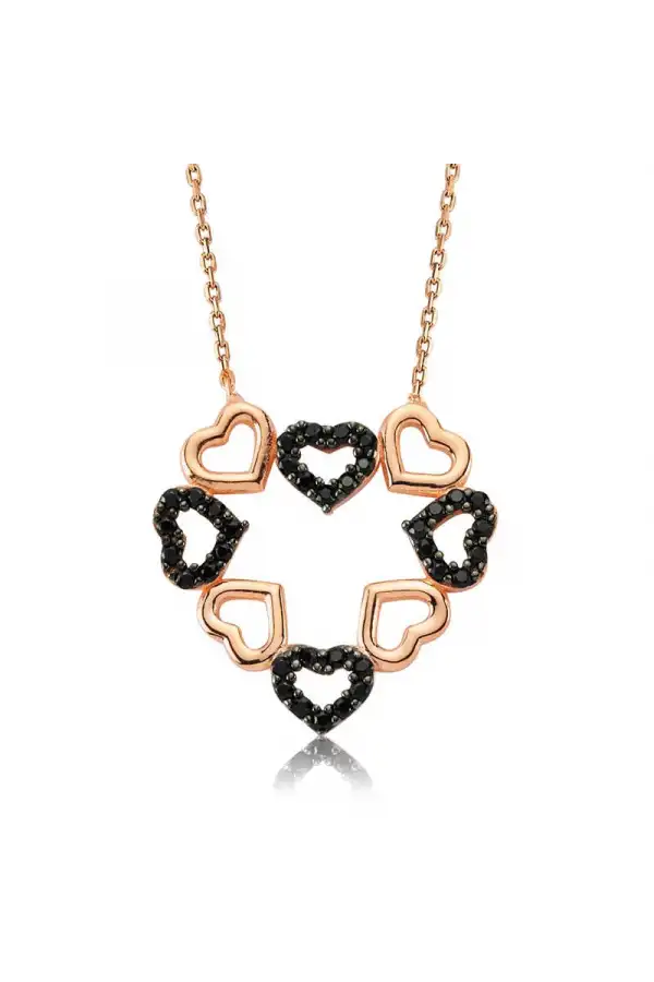 Gümüş Kalpli Aşk Bayan Kolye