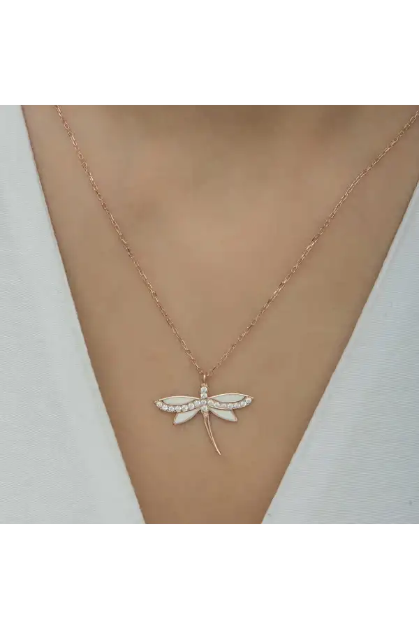 Gümüş Rose Yusufçuk Bayan Kolye