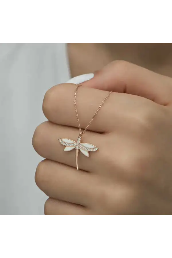 Gümüş Rose Yusufçuk Bayan Kolye