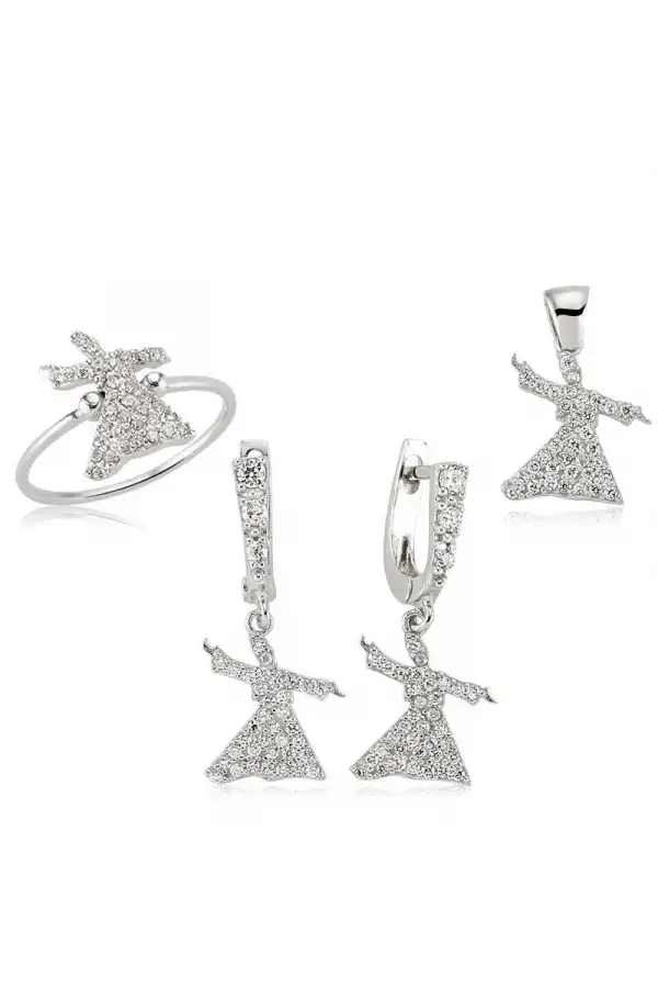 Gümüş Semazen Bayan Set