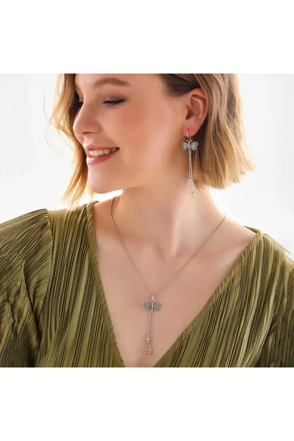 Gümüş Telkari Yusufçuk Kadın Set