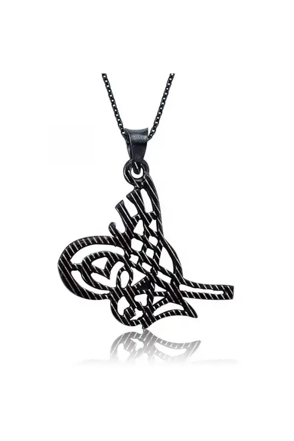 Gümüş Tuğra Bayan Kolye