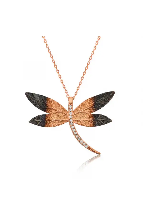 Gümüş Yusufçuk Bayan Kolye