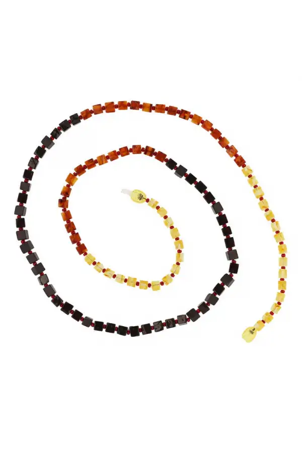 Yetişkin Damla Kehribar Kolye