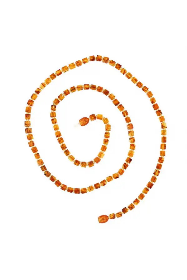 Yetişkin Damla Kehribar Kolye