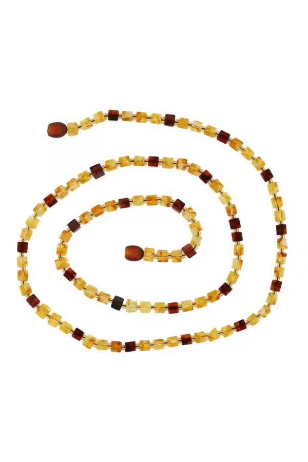 Yetişkin Damla Kehribar Kolye