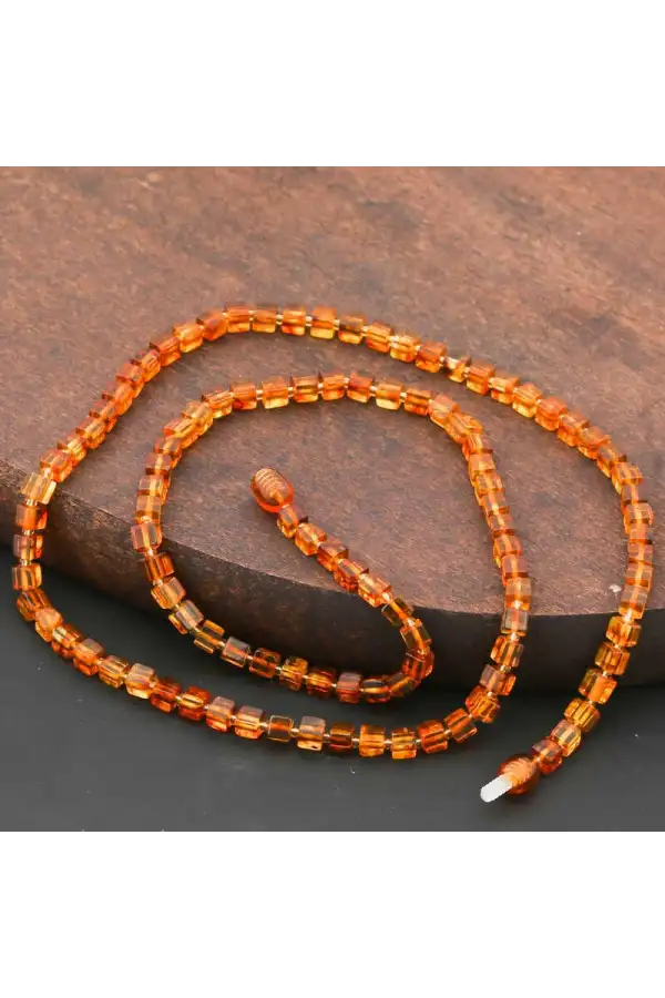 Yetişkin Damla Kehribar Kolye