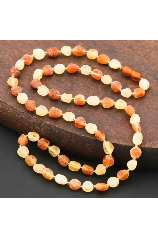 Yetişkin Damla Kehribar Kolye