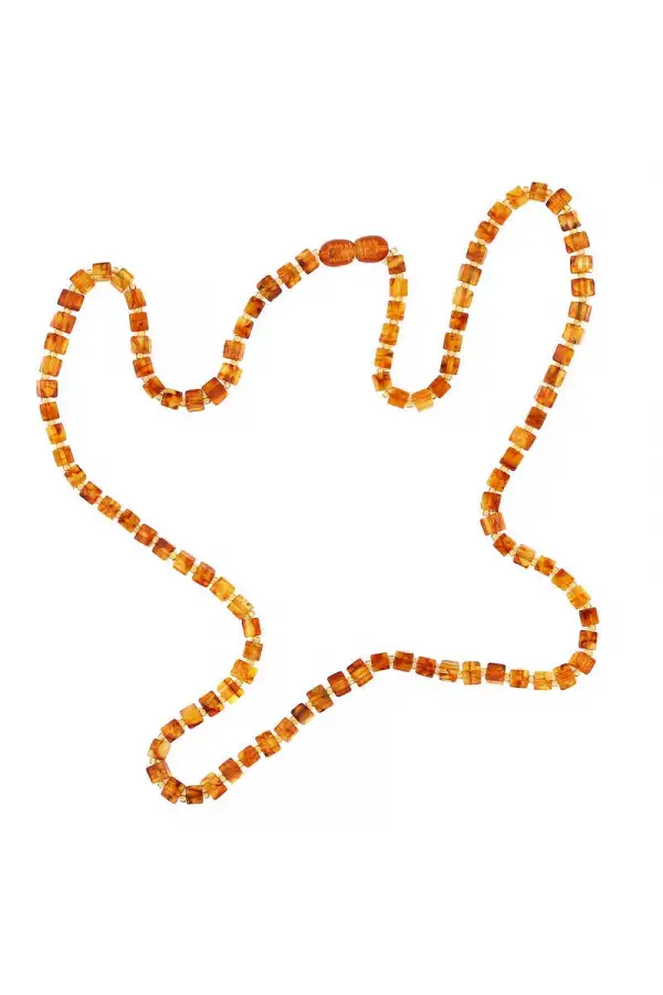 Yetişkin Damla Kehribar Kolye