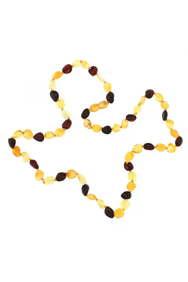 Yetişkin Damla Kehribar Kolye