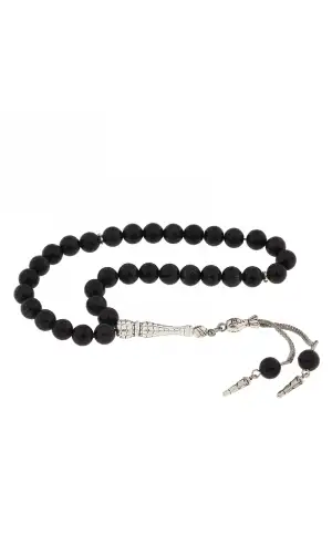 ​Doğaltaş Metal Püsküllü Lacivert Yıldız Taşı Tesbih