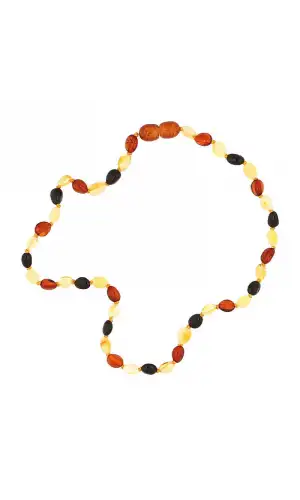 Bebek Damla Kehribar Diş Kolye