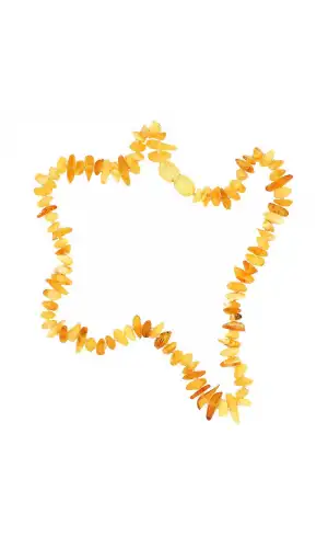 Bebek Damla Kehribar Diş Kolye