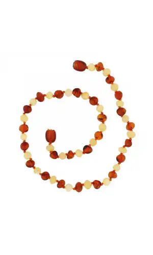 Bebek Damla Kehribar Diş Kolye