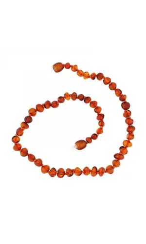 Bebek Damla Kehribar Diş Kolye