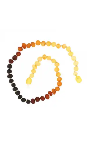 Bebek Damla Kehribar Diş Kolye