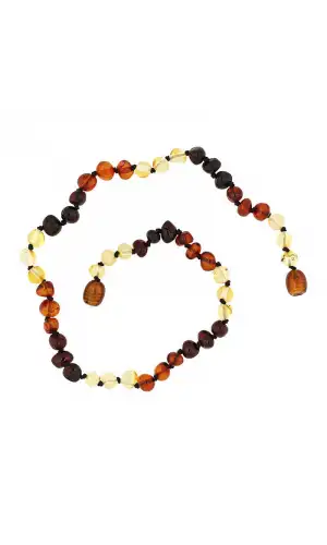 Bebek Damla Kehribar Diş Kolye