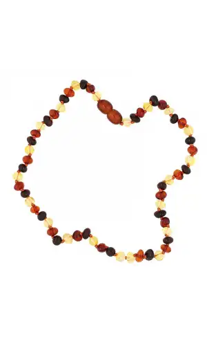 Bebek Damla Kehribar Diş Kolye