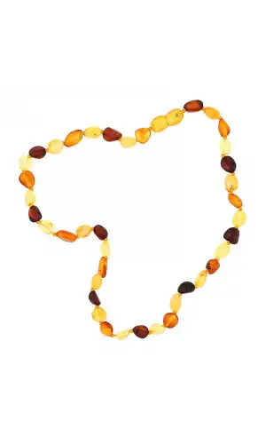 Bebek Damla Kehribar Diş Kolye