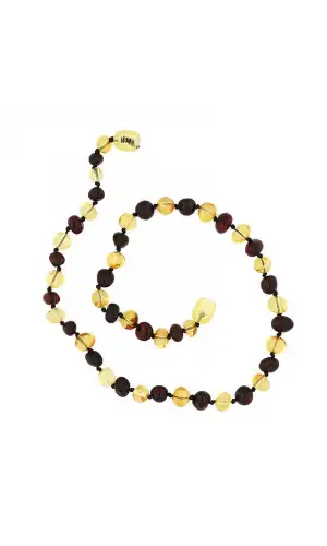 Bebek Damla Kehribar Diş Kolye