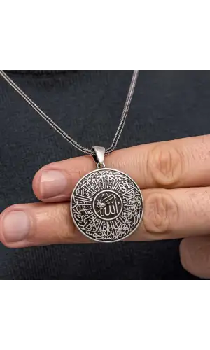 Gümüş Asr Suresi Erkek Kolye