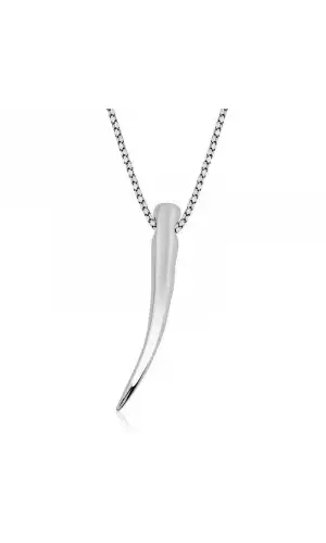 Gümüş Fil Dişi Kolye