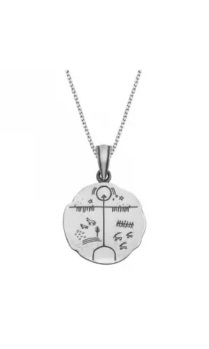 Gümüş Gök Tengri Kolye