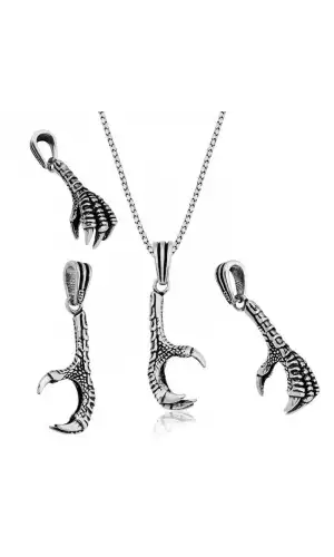 Gümüş Kartal Pençesi Kolye