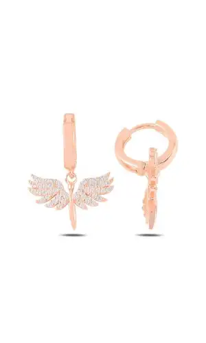 Gümüş Mikail Meleği Bayan Küpe