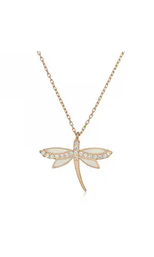 Gümüş Rose Yusufçuk Bayan Kolye